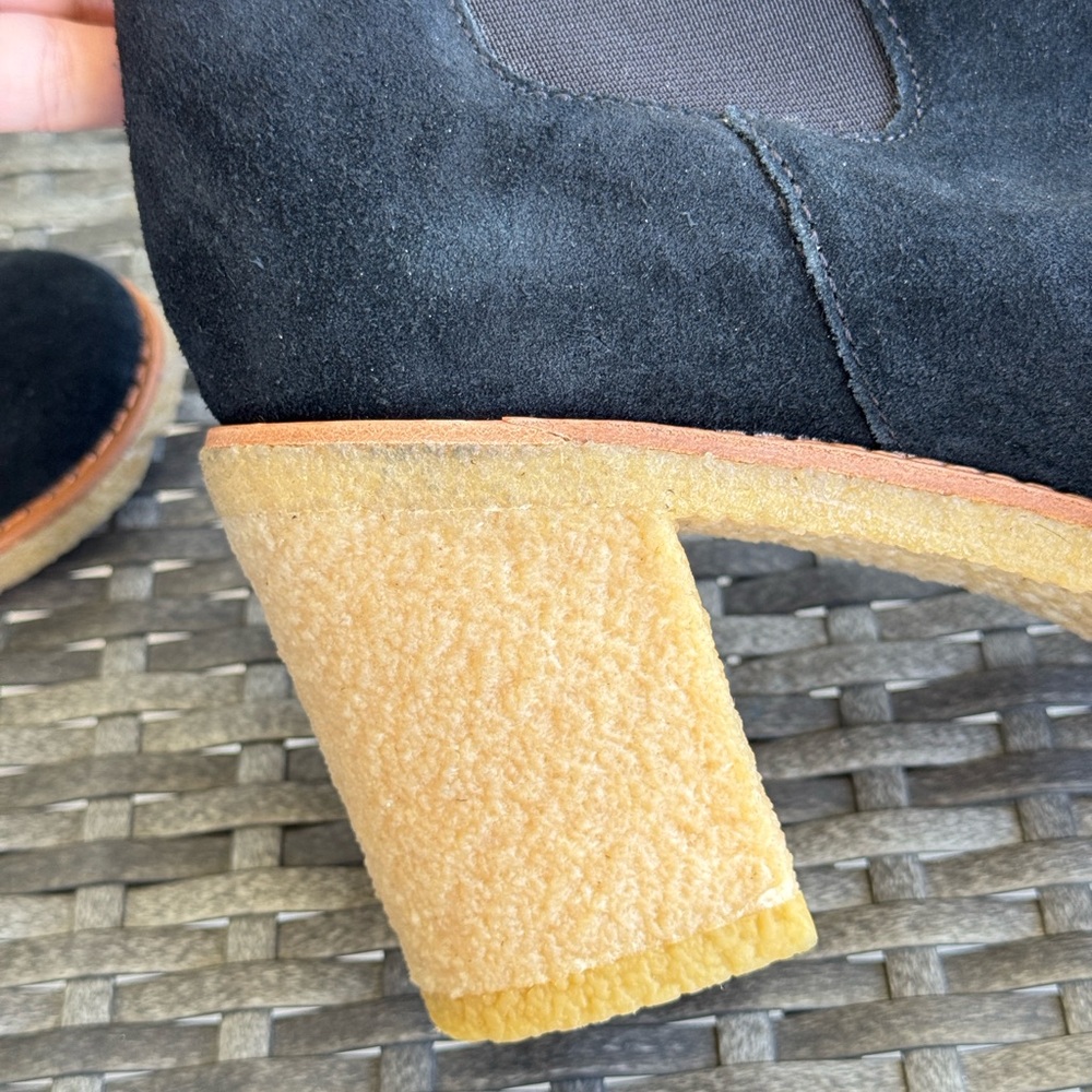 Ralph Lauren Black Suede Ankle Boots - Picture 12 of 16